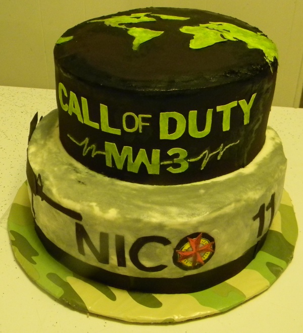 Call of Duty MW3 cake