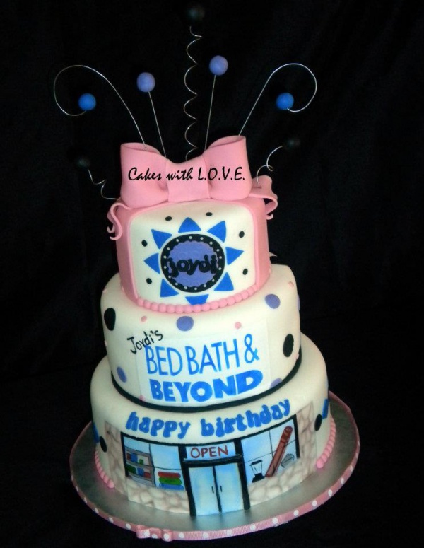 Bed Bath and Beyond cake