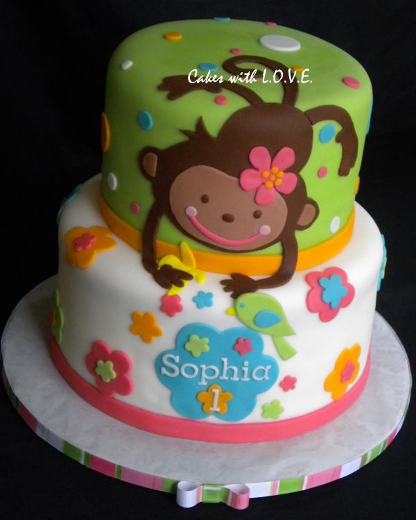 Monkey Love cake