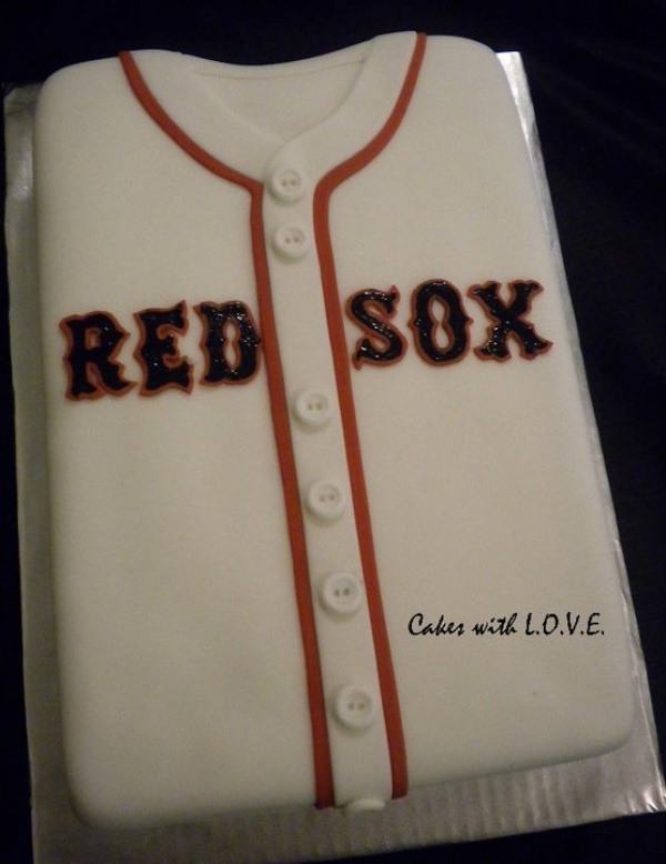 Red Sox Jersey cake