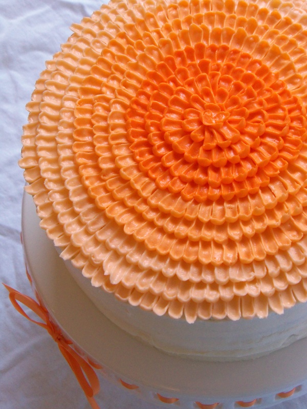 Orange Ombre Cake