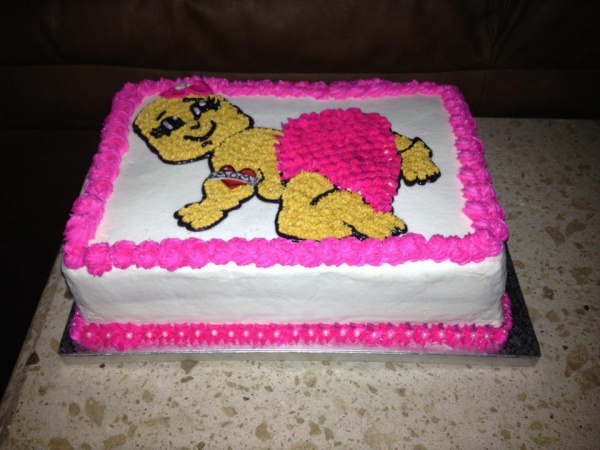 Baby Shower Cake for a girl cake