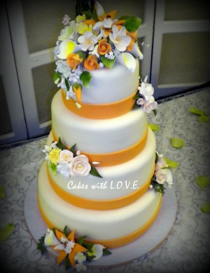 peach-wedding-cake