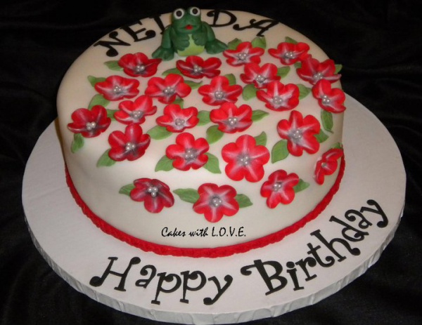 Petunias cake