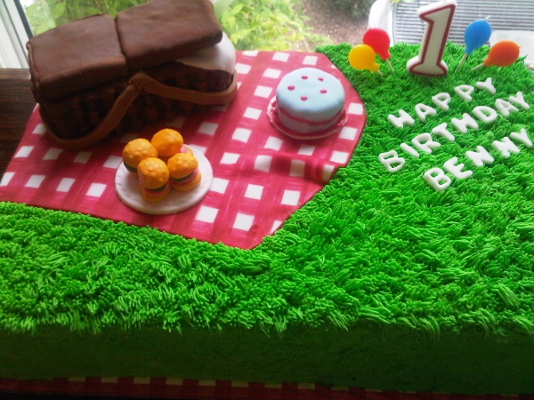 Birthday Picnic cake