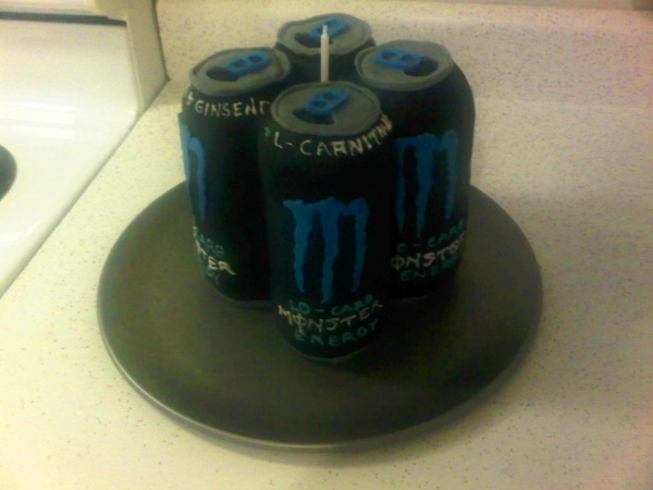 Monster Energy cake