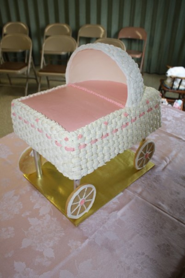 Baby Carriage cake